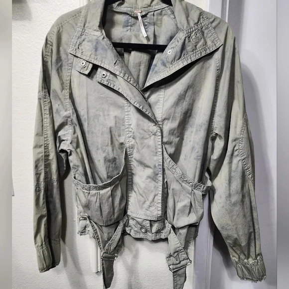 Free People Parachute Jacket - Size XS Oversized - Picture 3 of 8